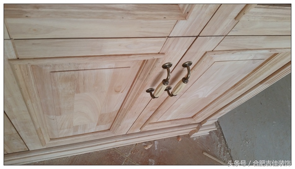 橡胶木指接板家具效果图,老王看装修