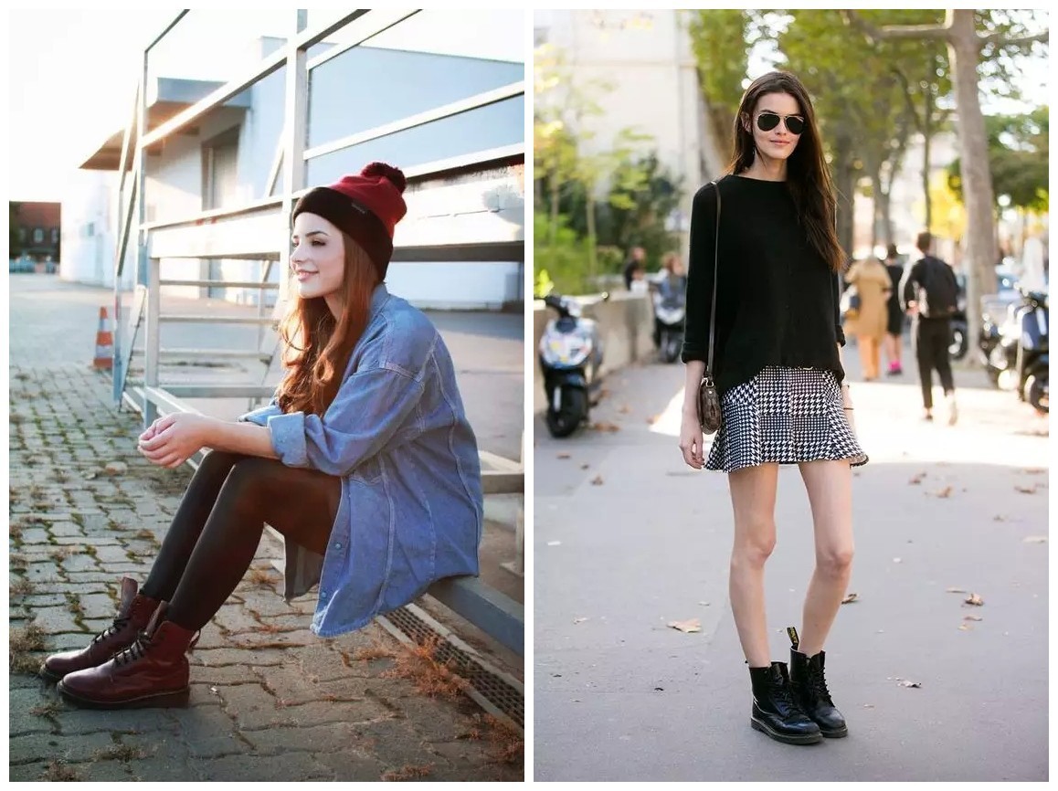 一双马丁靴两种形态,一双有质感的马丁靴