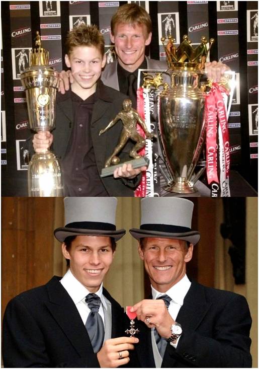 上阵父子兵足球门将,球赛中的上阵父子兵