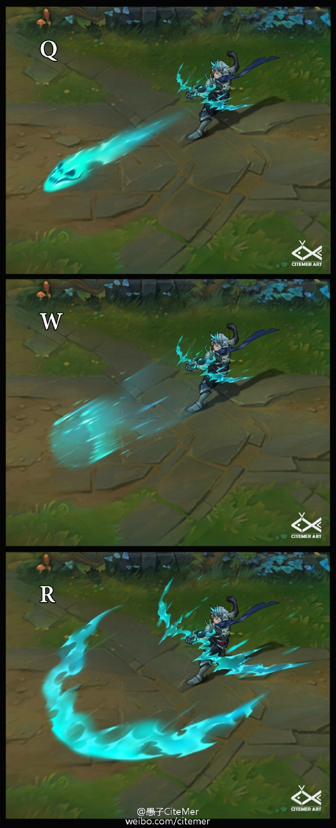 英雄联盟ez皮肤特效展示,lol狗头地狱火皮肤特效