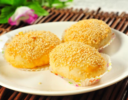 美食制作黄桥烧饼,黄桥烧饼的制作方法甜的