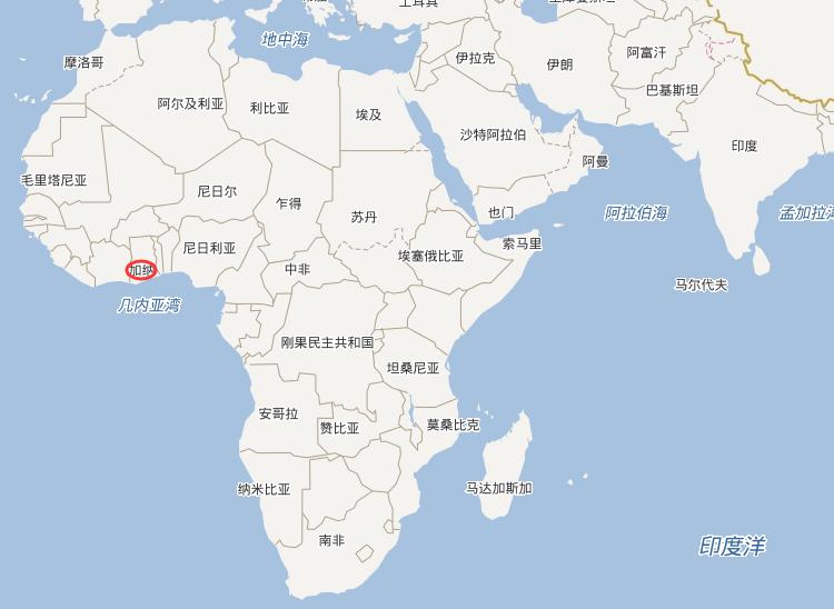 加纳被称为黄金海岸,加纳国家足球