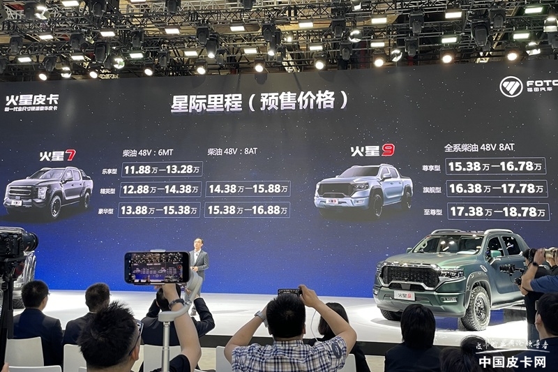 上海车展皮卡透析福田火星系列,上海车展北汽火星皮卡最新款