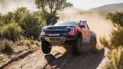 福特游骑侠ranger入门版越野能力,达喀尔ranger