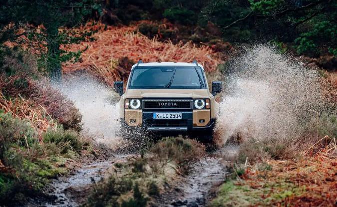 全新丰田普拉多复古,全新普拉多时尚版与越野