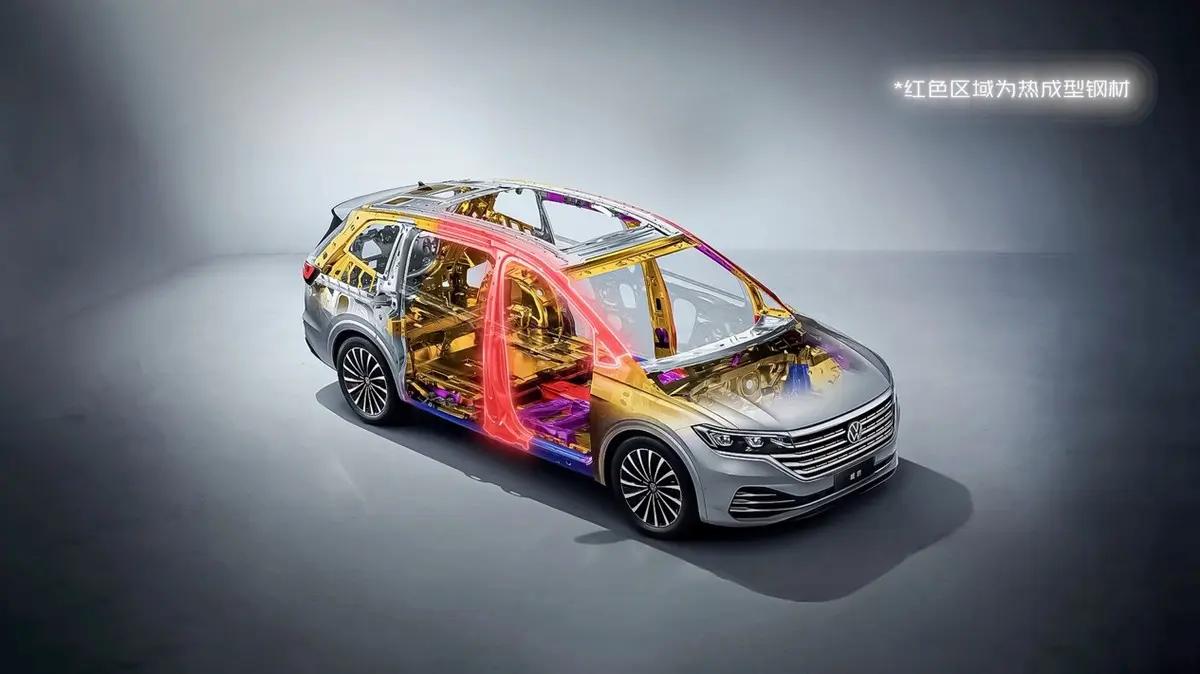 大众威然防撞梁拆解,拆解威然视频