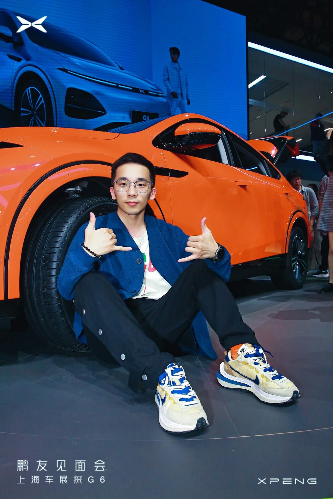 新老鹏友相聚上海车展，一起花式看G6