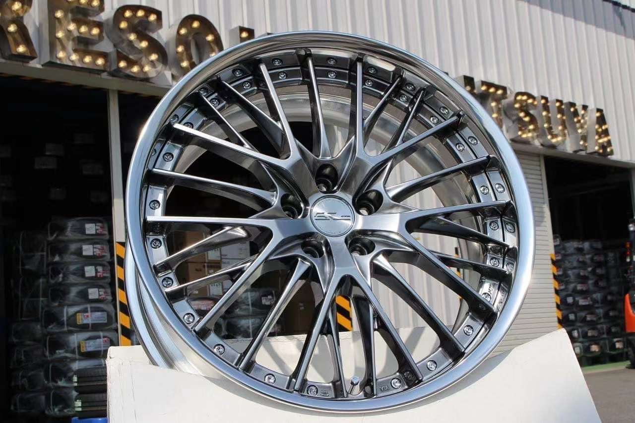 两片式高品质轮毂，埃尔法威尔法商务车轮毂改装