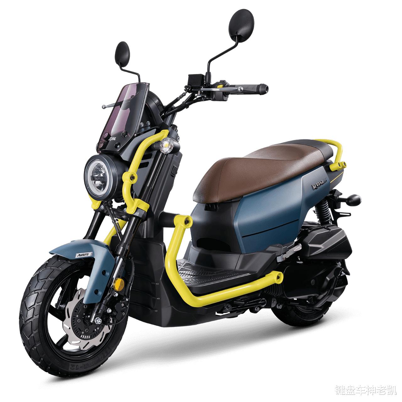 三阳麒麟krn踏板,三阳krnbt试驾