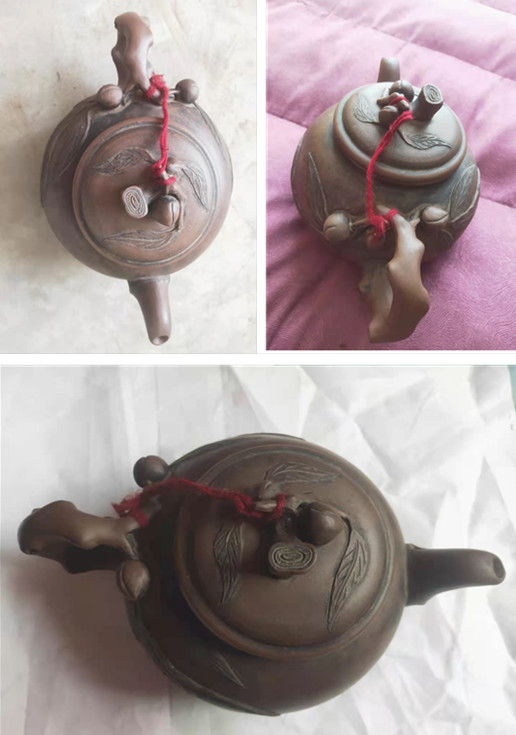 精品推荐—仿生寒梅紫砂壶