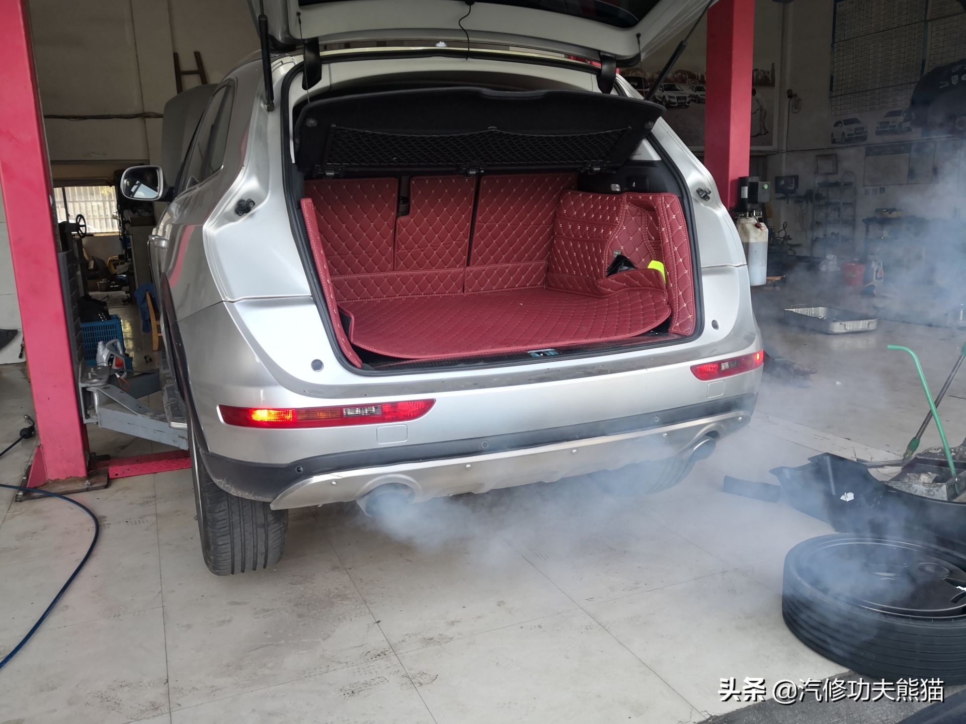 如何检测奥迪三代ea888是否烧机油,大众三代ea888发动机机油灯报警