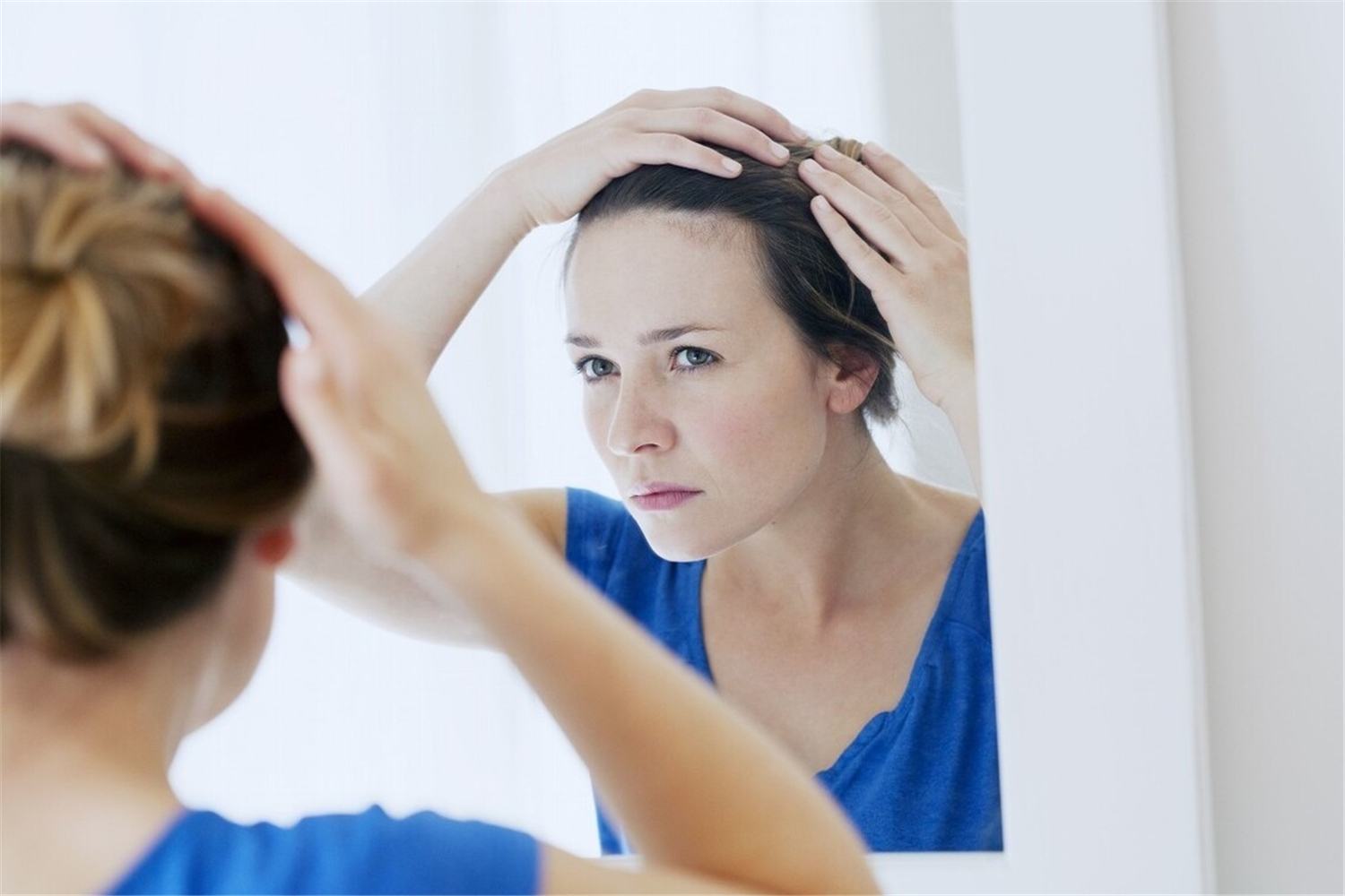 张歆艺产后脱发了吗,张歆艺担心产后脱发