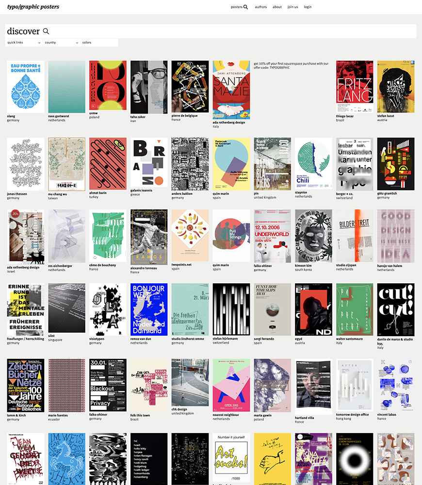 平面设计优秀海报在哪里,海报灵感网站