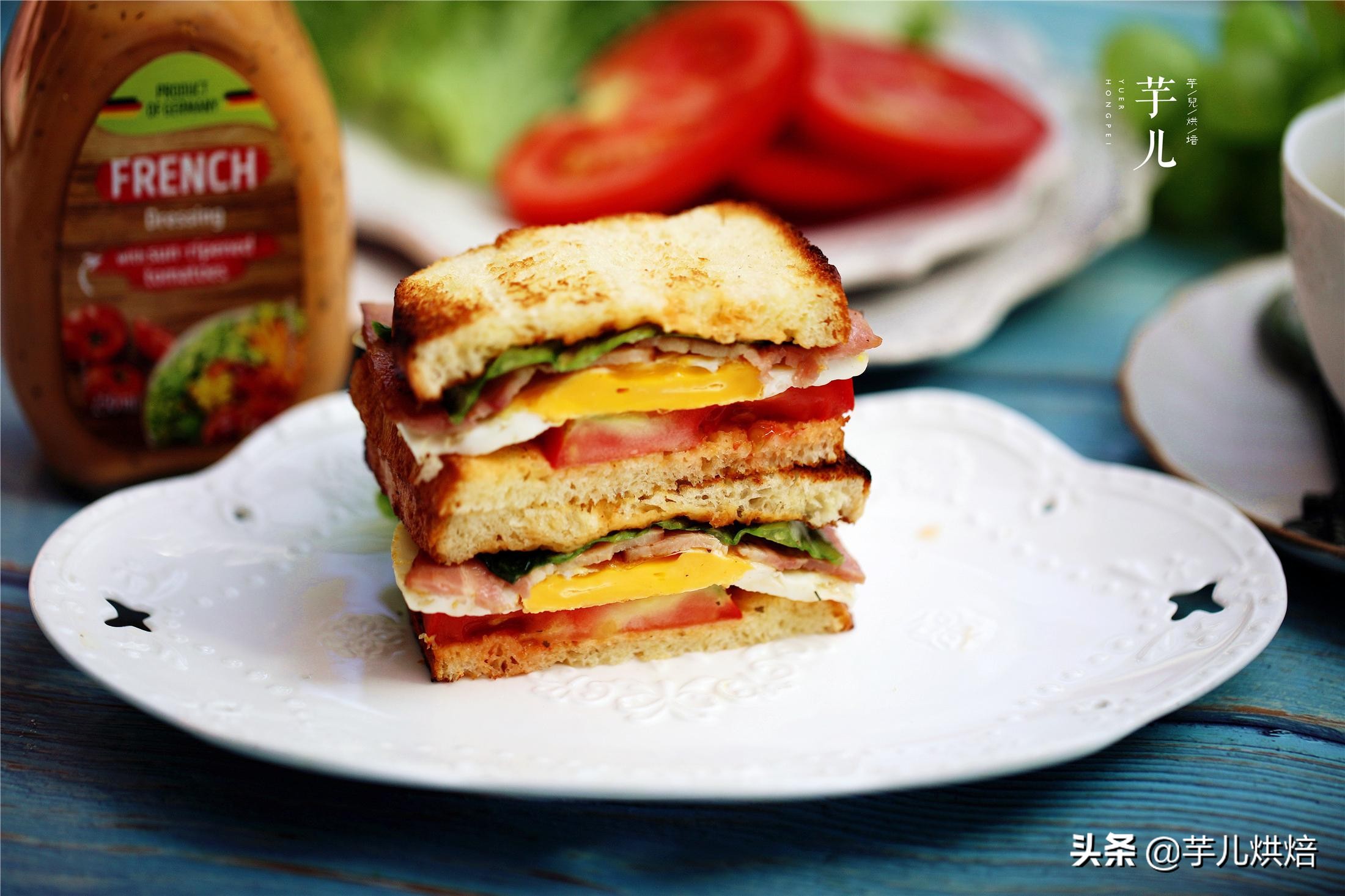 超好吃的吐司做法,一片吐司三明治做法超级简单