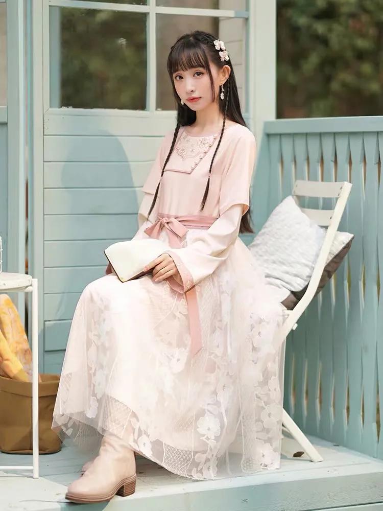 汉风格裙,汉元素女裙气质高级感