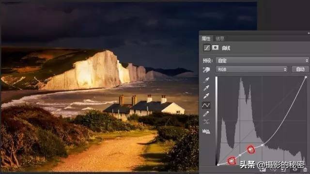 ps曲线上的文字,ps怎么用曲线调整图片部分亮度