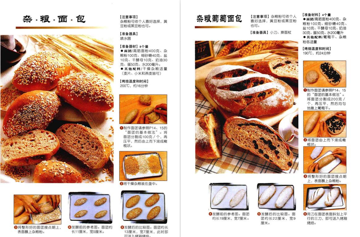 面包的理论和做法,面包的100种做法和配料大全