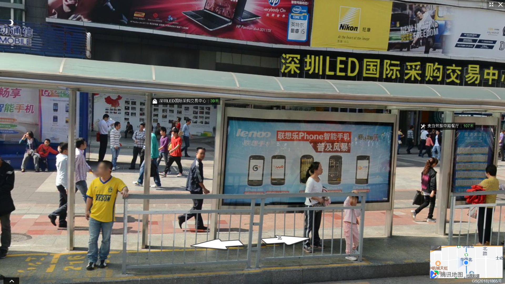 华强北步行街原貌,深圳华强北街景视频