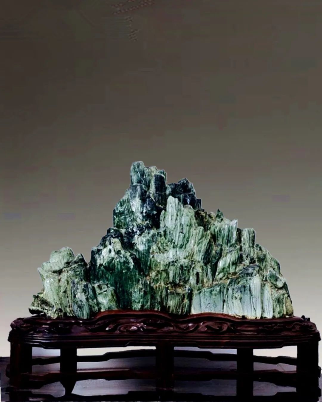 崂山绿石微景观,崂山绿石的景观