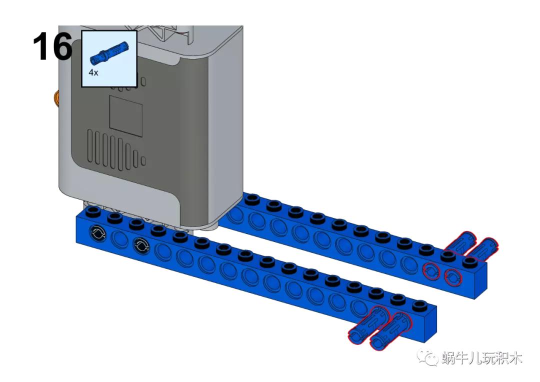 乐高科技组42112搅拌车拼装视频,乐高简单小物件教程