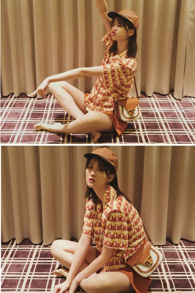 乔欣的穿搭指南,乔欣可咸可甜全身照