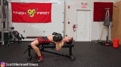 哑铃卧推能练到整个胸肌,哑铃卧推没感觉应该怎么练胸