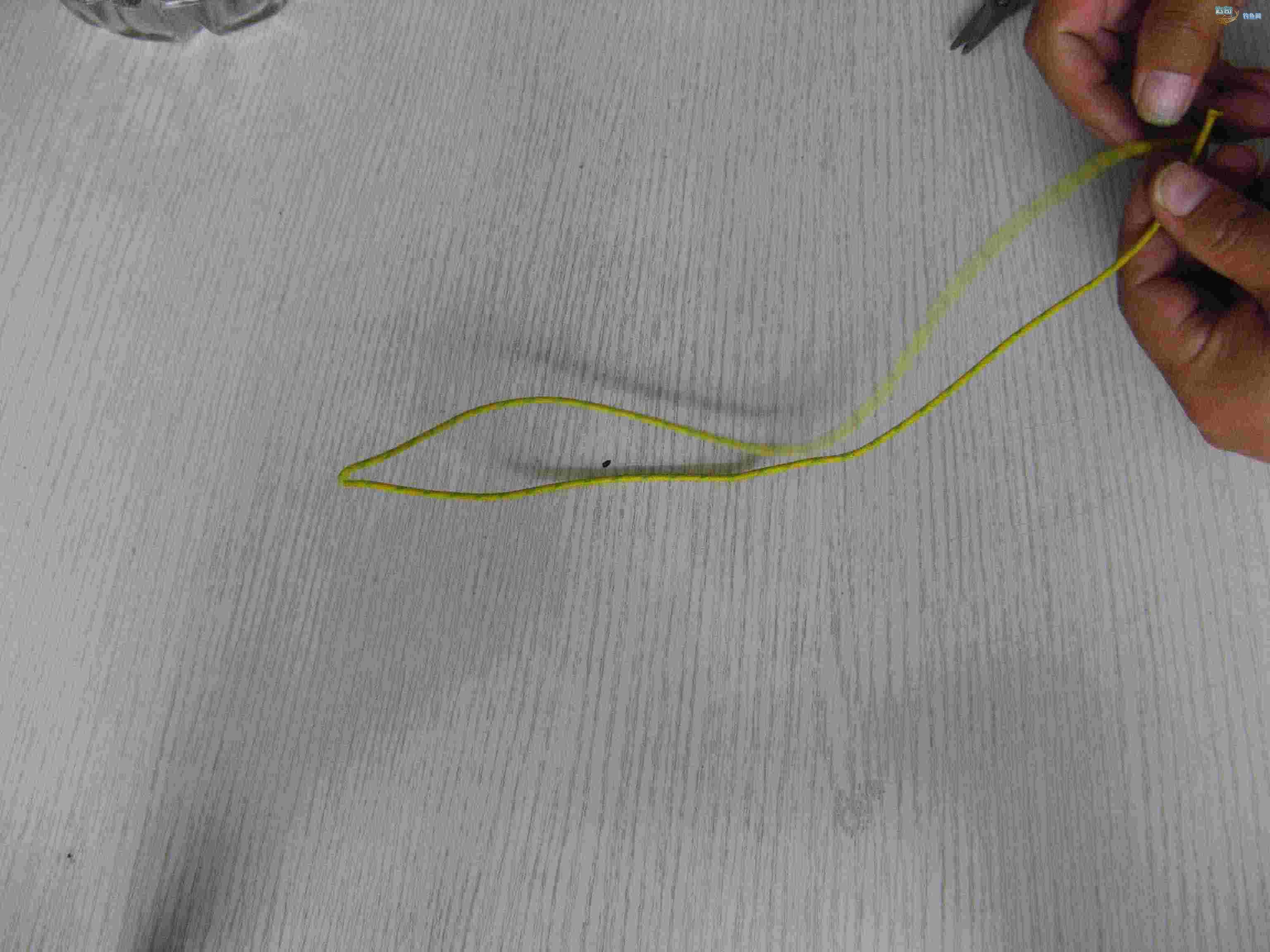 鱼竿马蹄结打结方法,鱼竿马蹄环怎么解