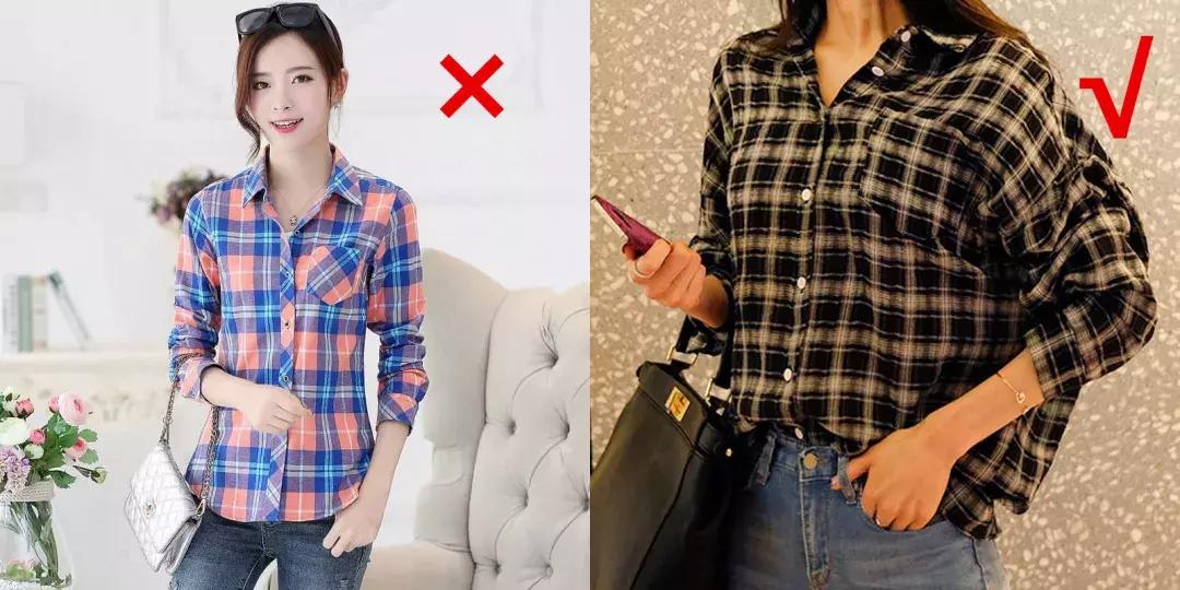 你穿衬衣的样子,理工直男格子衬衫