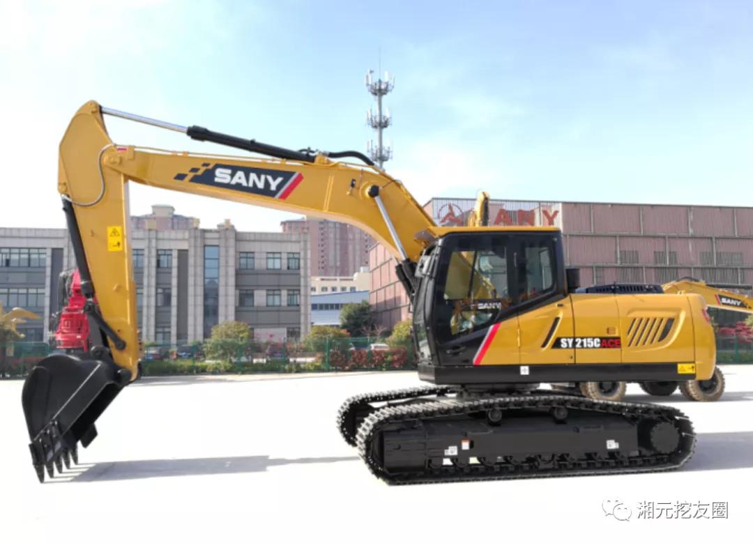 喜报：10台SY215ACE集体交机，这才是来自未来的挖机