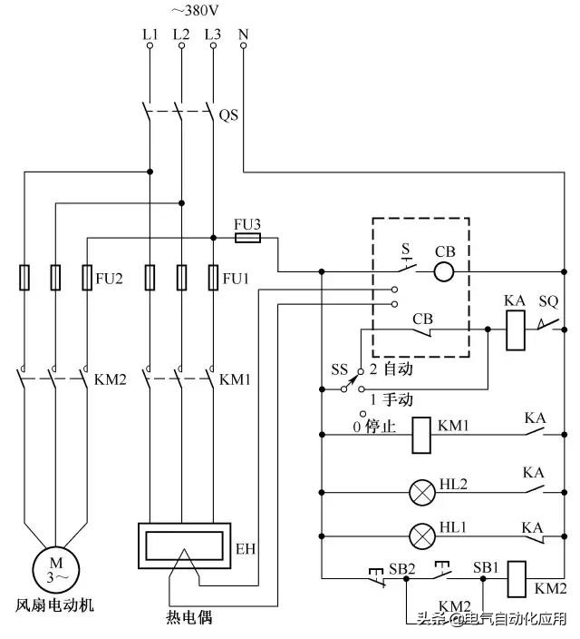 常用电气控制电路图设计方法,电气自动控制电路图