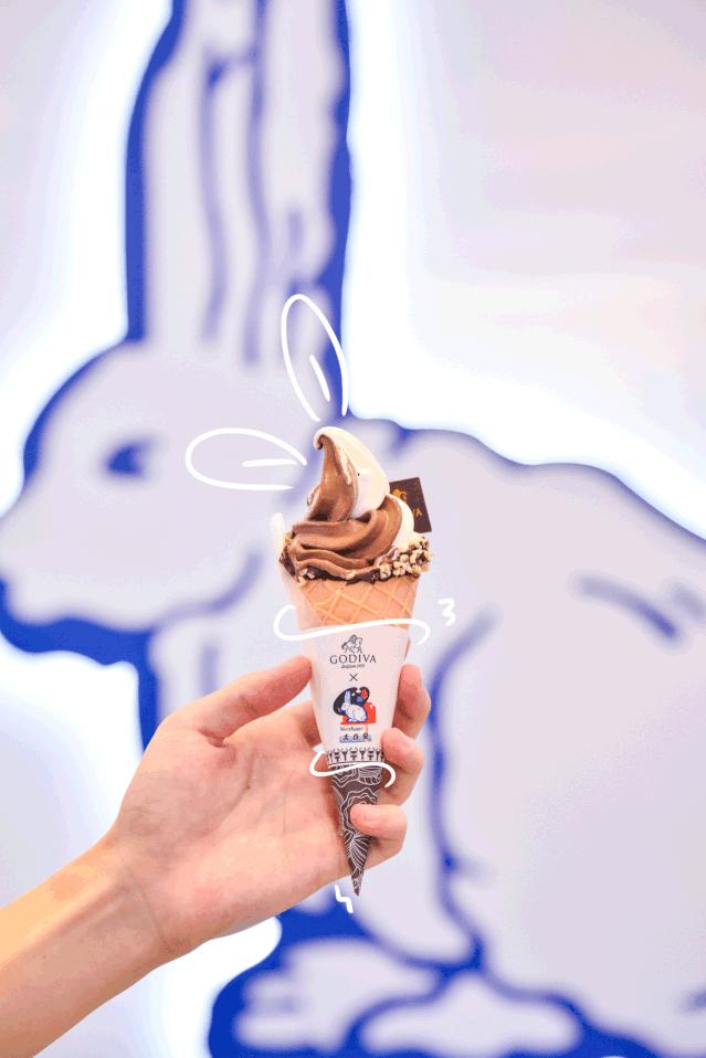 大白兔联名godiva,godiva夏日冰品