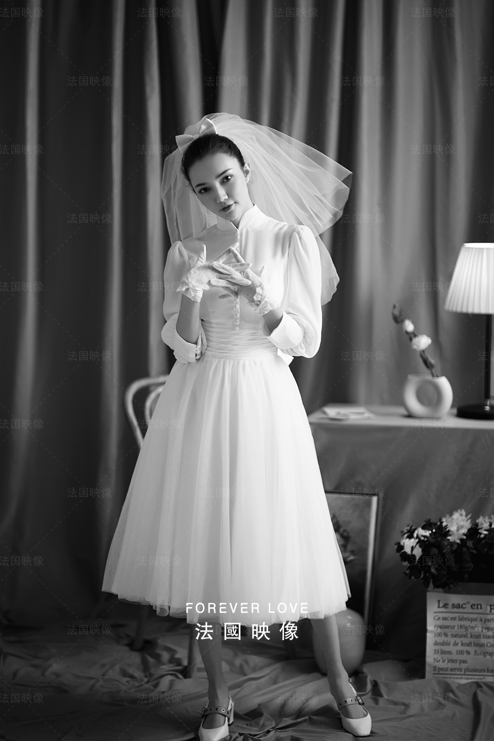 小个子穿什么婚纱拍照好看,胸小怎么穿婚纱显大