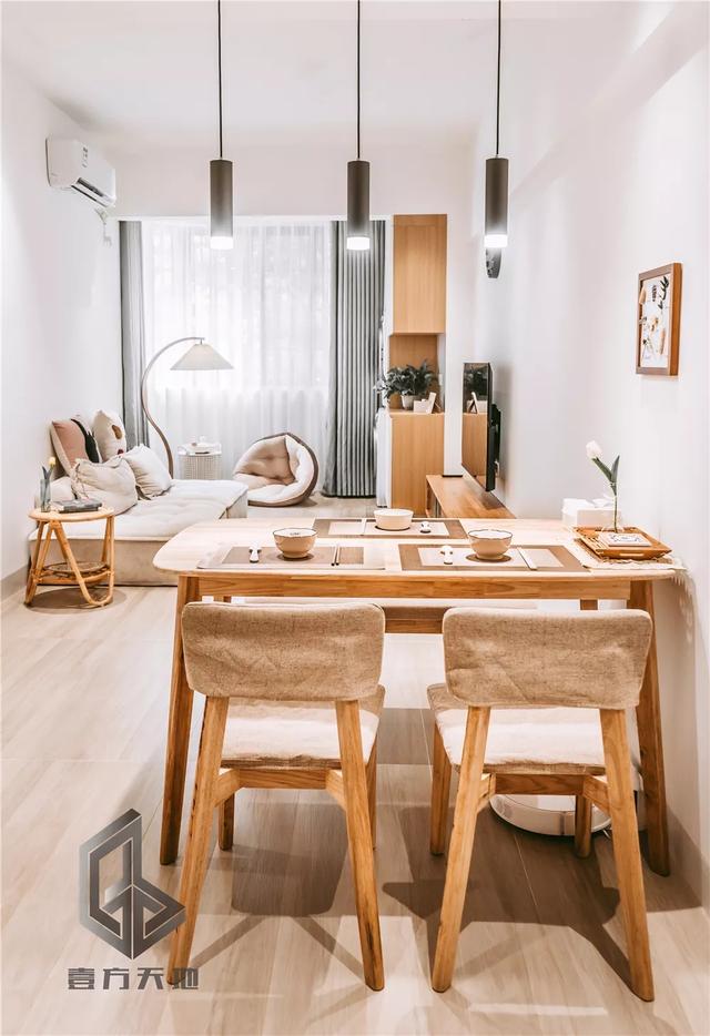 广州65平小户型住宅,广州57平的家