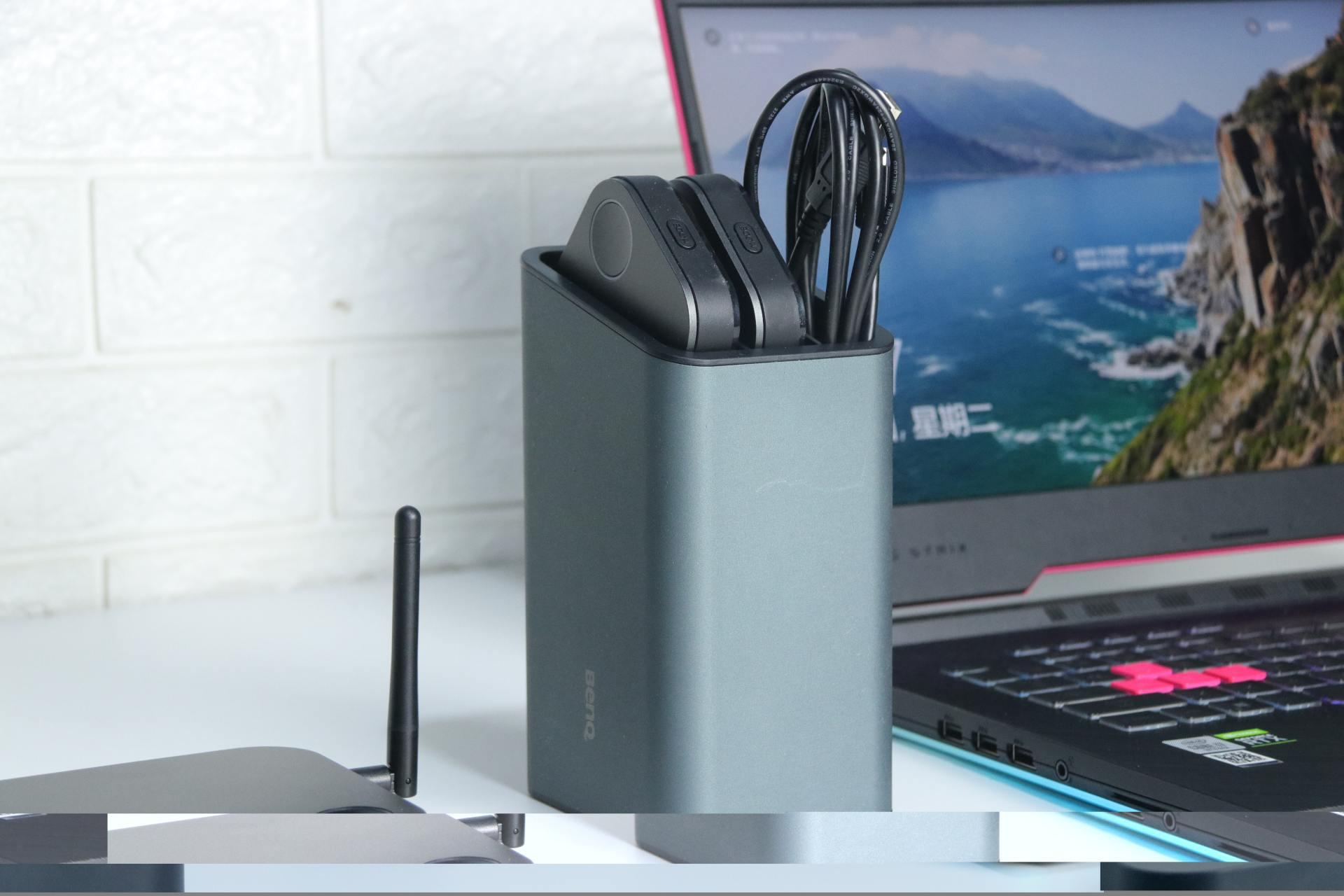 明基WDC10应答秀体验,3秒无线投屏,省去布线麻烦