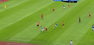 莫雷诺世界波,莫雷诺进球山东鲁能