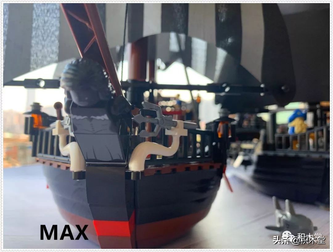 「虚测评」哲高积木QL1801海盗船之骷髅冒险号