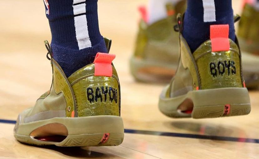 nba球星上脚球鞋塔克,nba鞋王塔克穿aj5