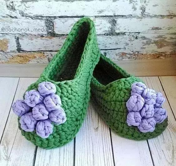 毛线拖鞋钩针方法视频教程全集,钩拖鞋能不能用4.0的钩针