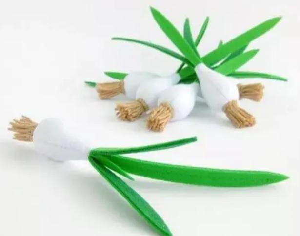 不织布幼儿手工蔬菜,不织布幼儿手工图片