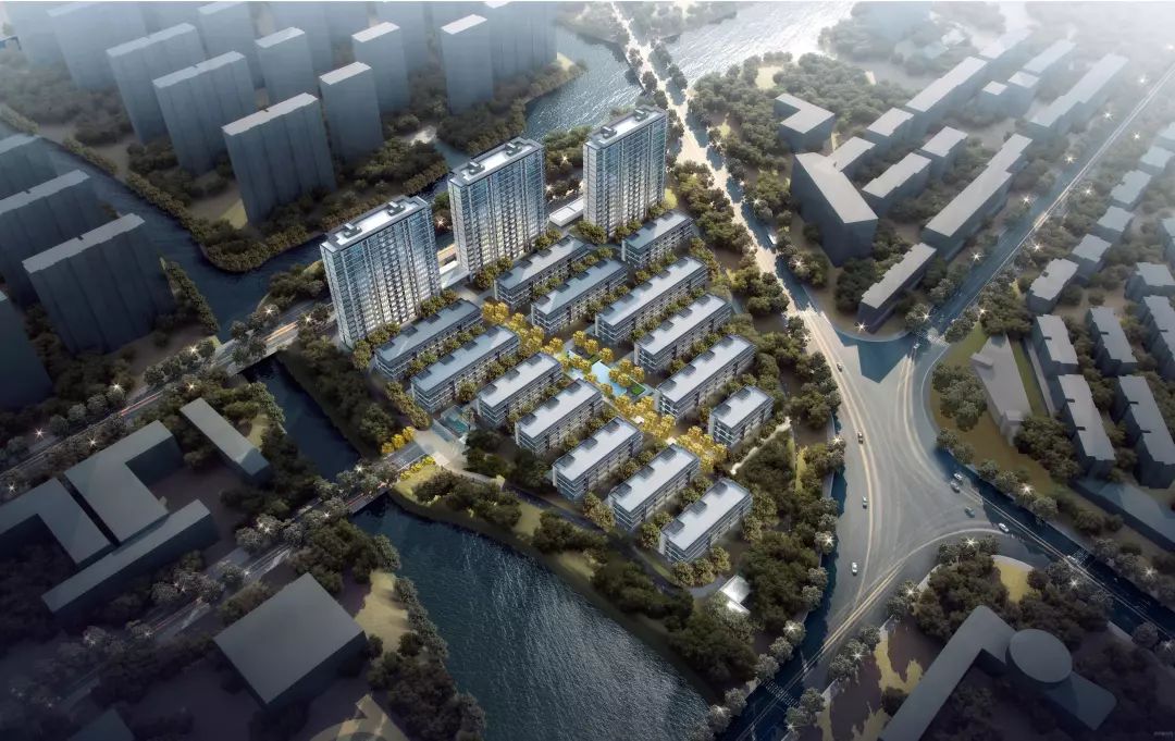 独家航拍丨柯桥坂湖南岸万科、宝业、金昌项目最新实勘来了