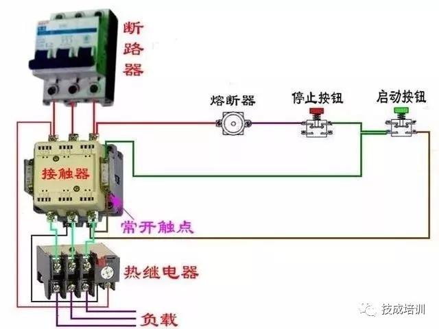 11种断路器接触器电气互锁接线图,交流接触器和断路器的接线图