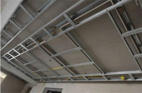 轻钢龙骨石膏吊顶施工视频教程,轻钢龙骨双面石膏天花板价格