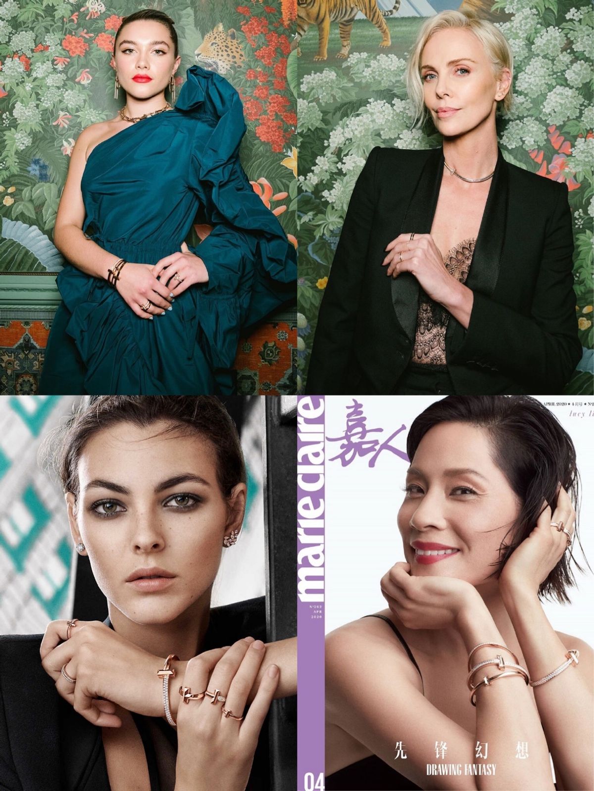 女孩子的钻戒,女生钻戒最新款