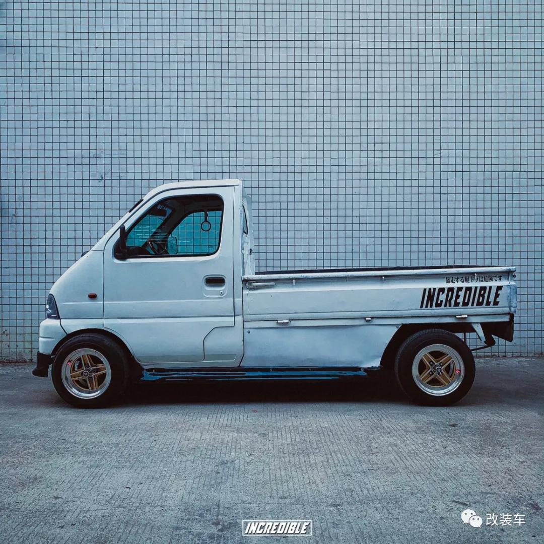 这动手能力也太强了！车友纯手工打造纯粹JDM小货车