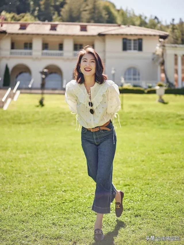 搭九分裤女夏季薄款上衣,穿衣搭配春季女40岁九分裤搭配