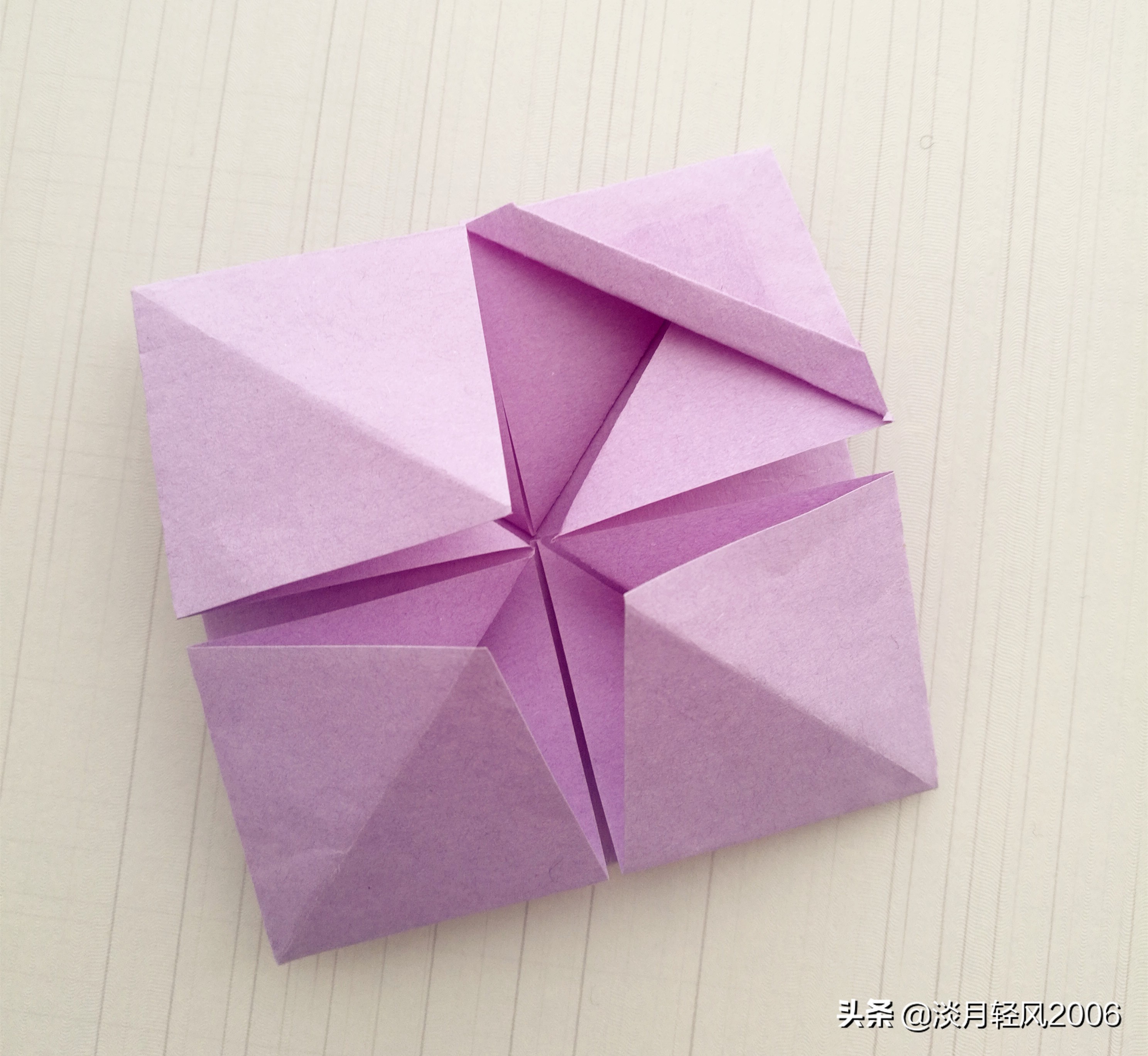 手工DIY制作花篮,简单折少女心的手工