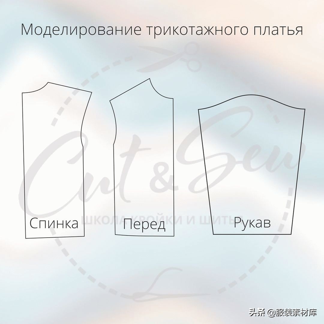 超简单的款式图,时尚法式图纸