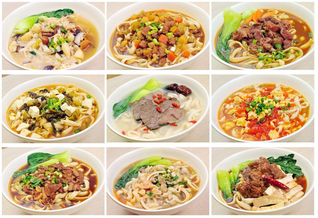 中国面条种类大全图片,中国面条分为几种类型