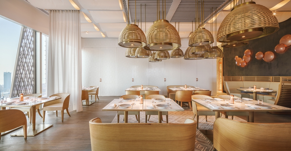 高档泰式餐厅设计案例,全季酒店自助餐厅设计