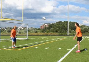 停球高空球,地滚球低平球高空球